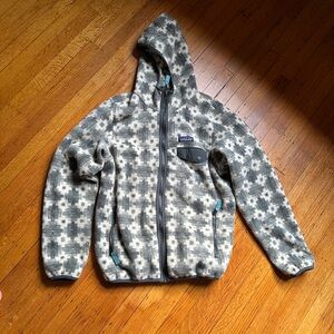 Patagonia Synchilla Grey Printed Zip-Up Fleece